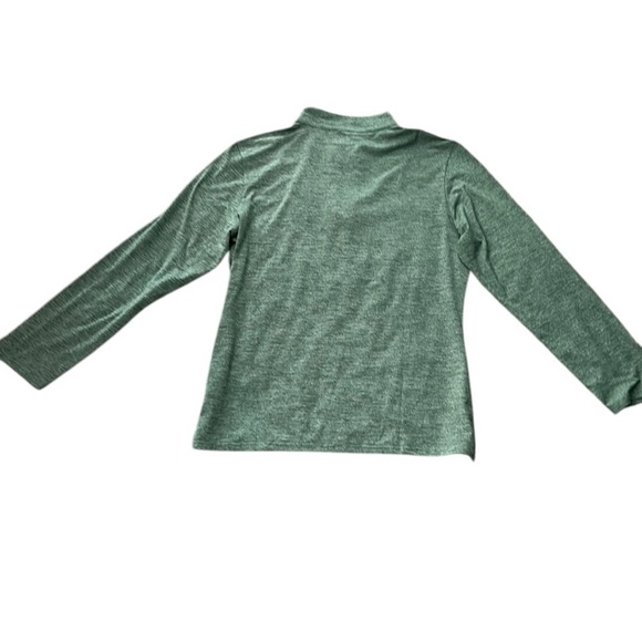 Green Quarter-Zip Sweatshirt with Standing Collar 1876 Cubs 1914 Golf XL Ecotec - Picture 2 of 6